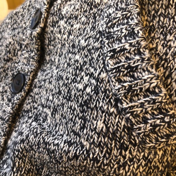 J. Crew Cardigan Sweater Coat Vintage 90's Wool Blend Heather - Picture 6 of 9